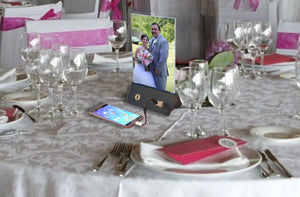 Servacharge portable power bank wedding table centerpiece
